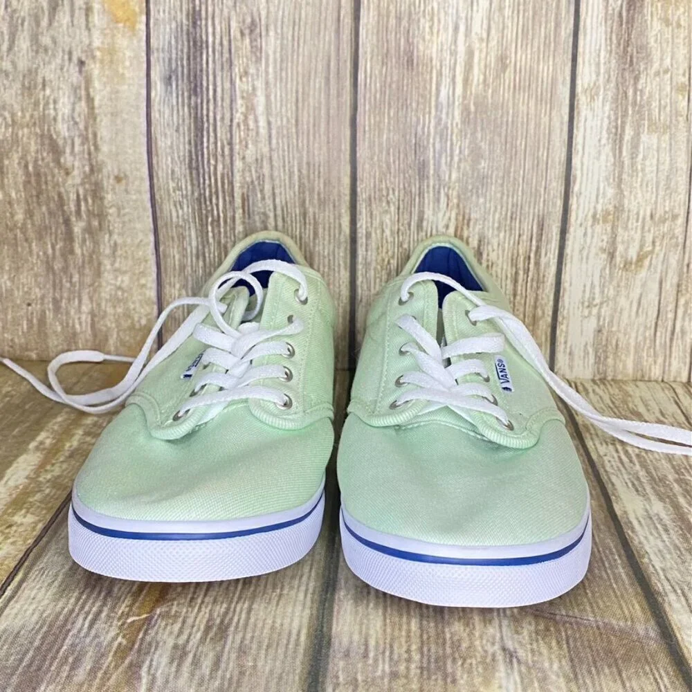 NWOT Vans Off The Wall Low Top Mint Green‎ Women's Sneakers Size 10